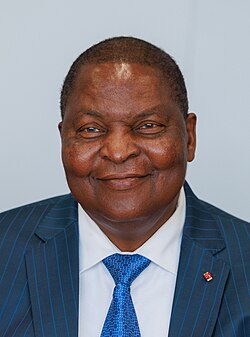 president touadera of car