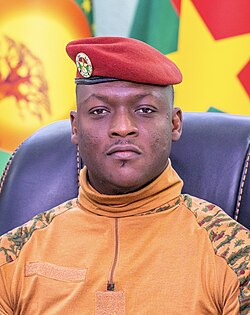 president ibrahim traoré portrait