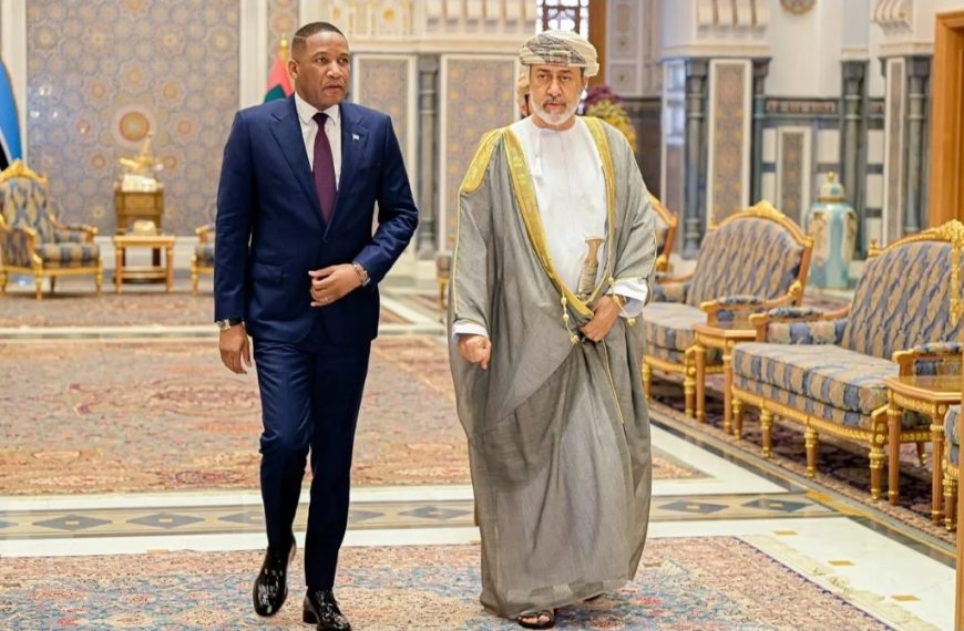 president of botswana and the sultan of oman