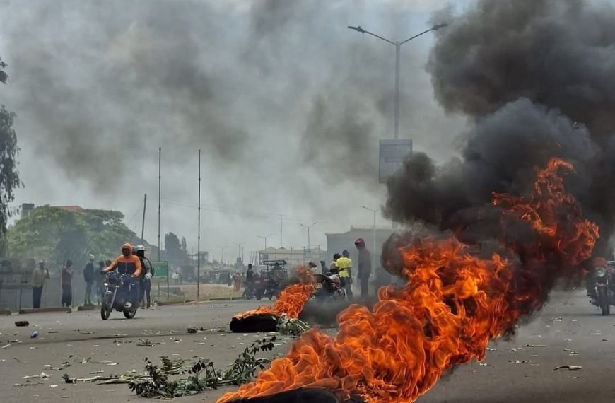 image of protest in kenya